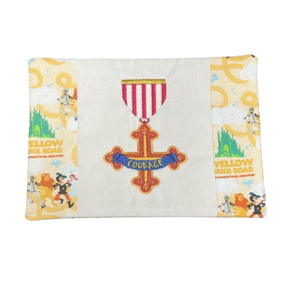 Hand Crafted Mug Rug Coaster Embroidered Cotton Fabric Padded Absorbs Liquid